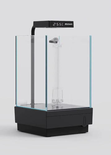 Mowo新二代摩屋专业斗鱼缸玻璃缸底过滤加热一体灯光桌面生态鱼缸