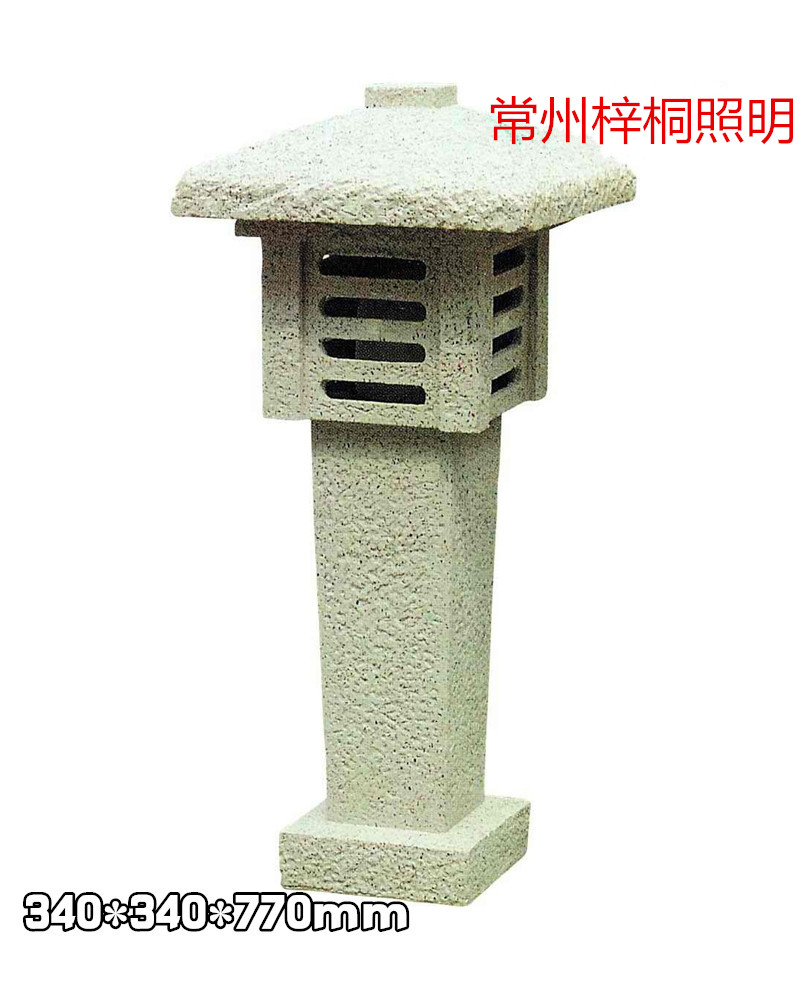日式石头花园别墅室外户外园林音响音乐仿石头音响草坪灯石头音箱