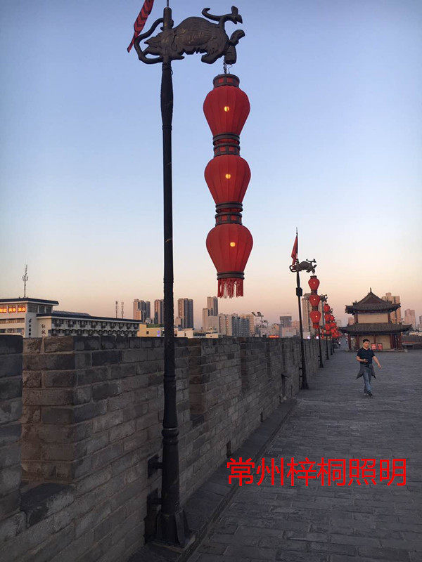 仿古城墙唐朝秦朝汉朝古代景观灯庭院灯古典灯笼影视基地装饰户外