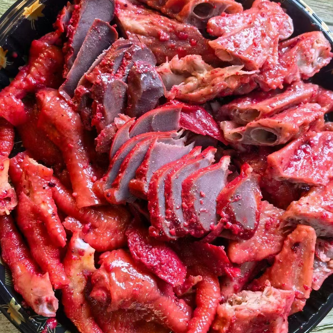 凤凰糟肉潮汕美食红糟鸡肉红糟猪肉特色小吃凤凰特产潮州传统
