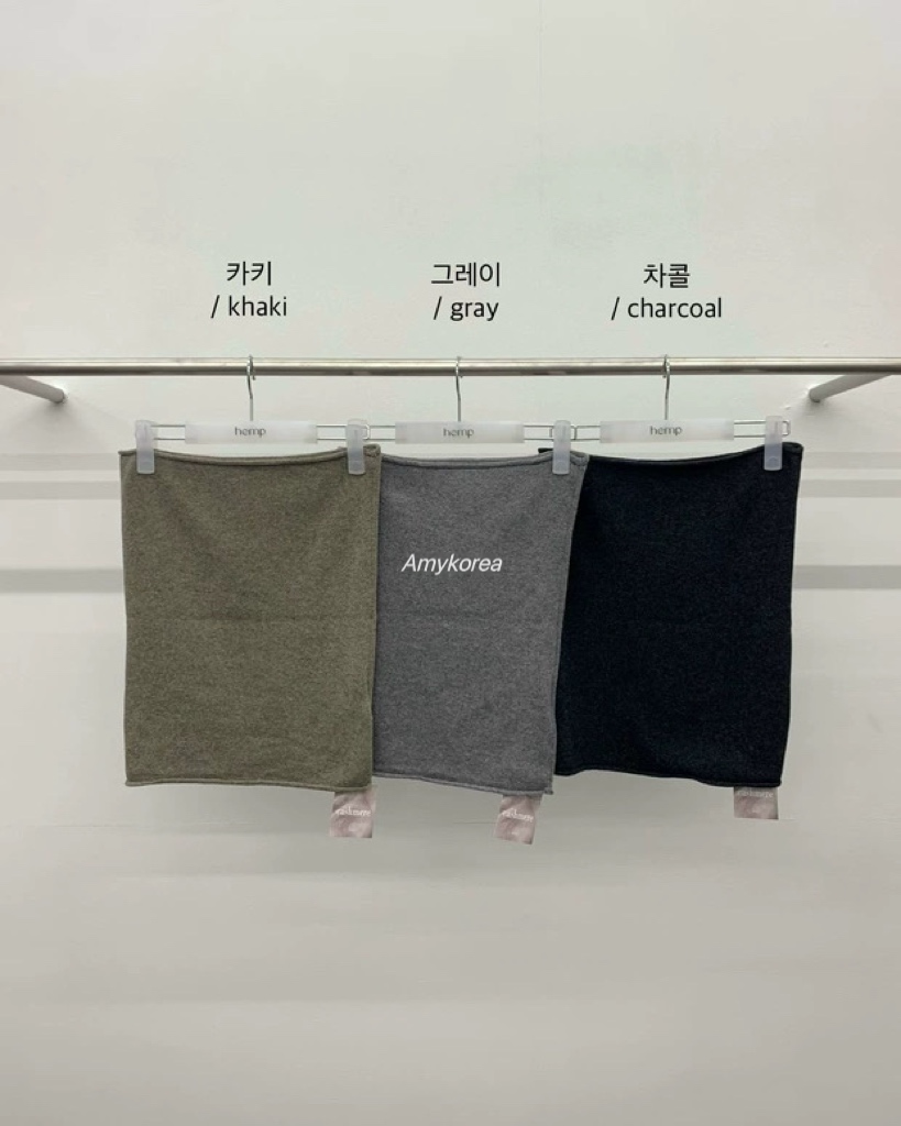 hemp Amy韩代 26早秋 东大门 洋气 叠穿 针织裹胸背心 纯色时尚