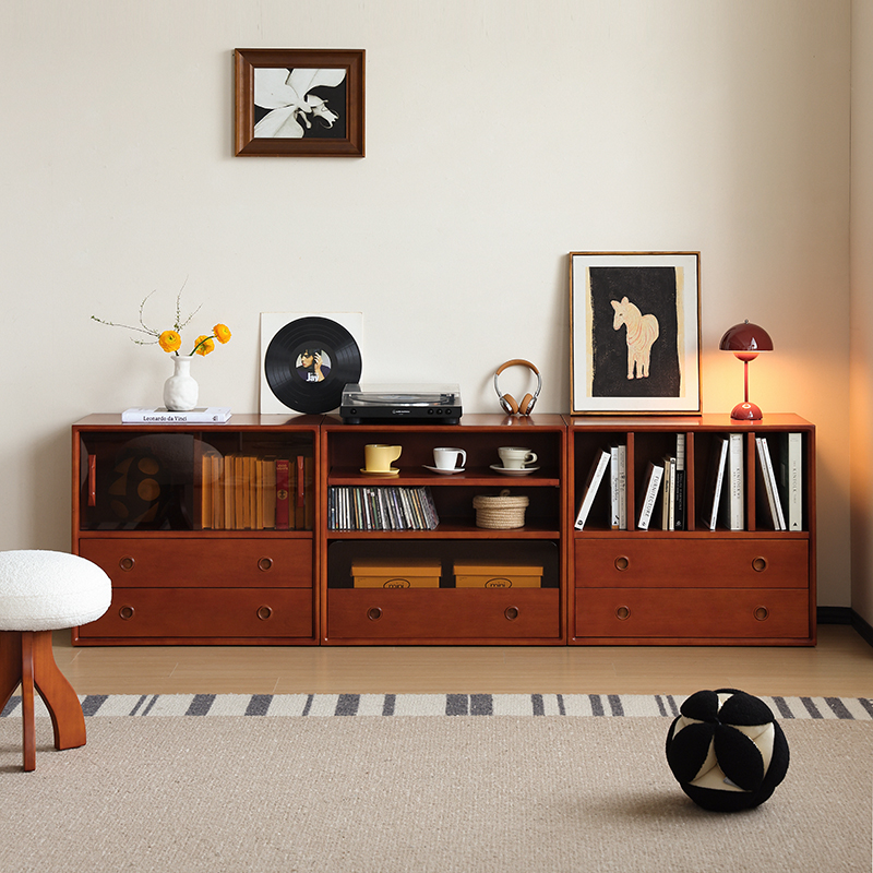 小万组合书柜落地纯实木自由组合