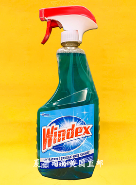 美国进口 Windex 威特斯浓缩玻璃清洁剂680ML 玻璃水净