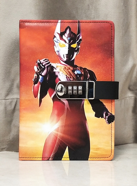 小学生田字格本子儿童日记本密码本简约横线创意笔记本带锁作业作