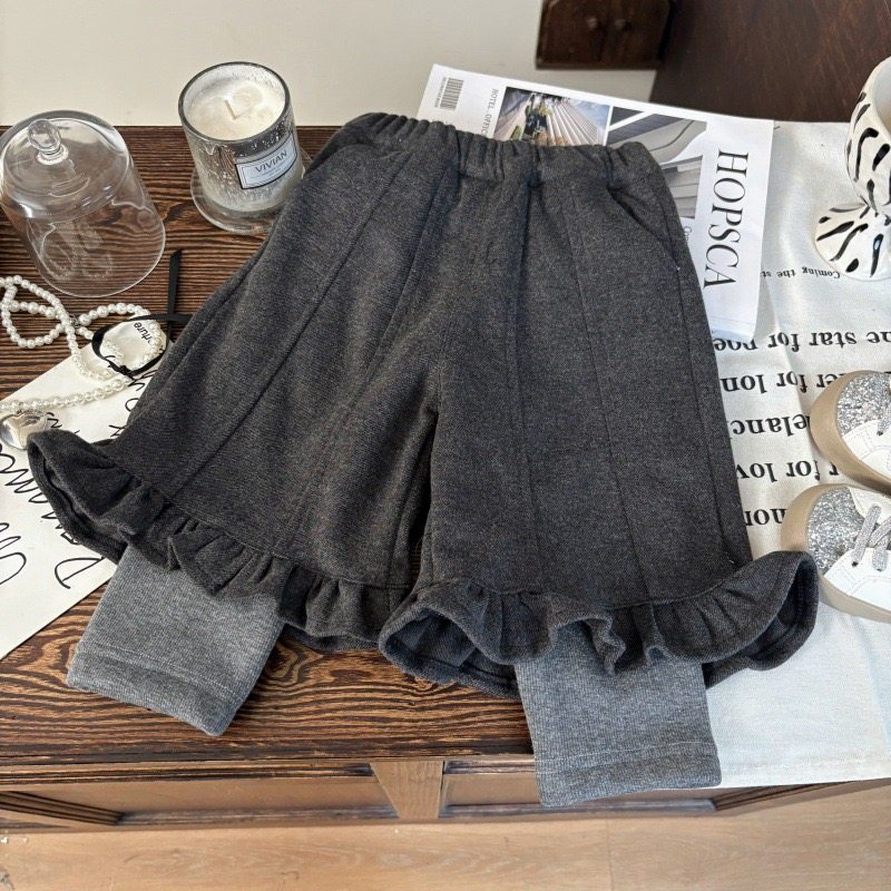 韩国童装2025秋冬新款毛呢假两件休闲裤女童保暖加绒加厚打底裤,童装/婴儿装/亲子装,裤子,淘宝优惠券,粉丝福利购,淘宝优惠卷