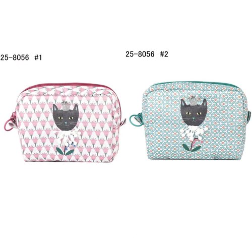 日本刺绣黑猫蜜豆公主手提包百搭