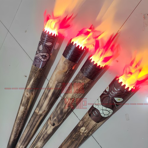 火把木头电子火炬复古假火炬重复