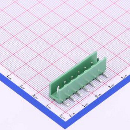HT508R-5.08-7P 插拔式接线端子 1x7P 5.08mm 排数:1 每排P数:7