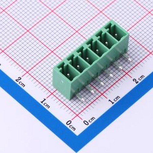 MX15EDGRC-3.81-06P-GN01-Cu-A 插拔式接线端子 1x6P 3.81mm 排数