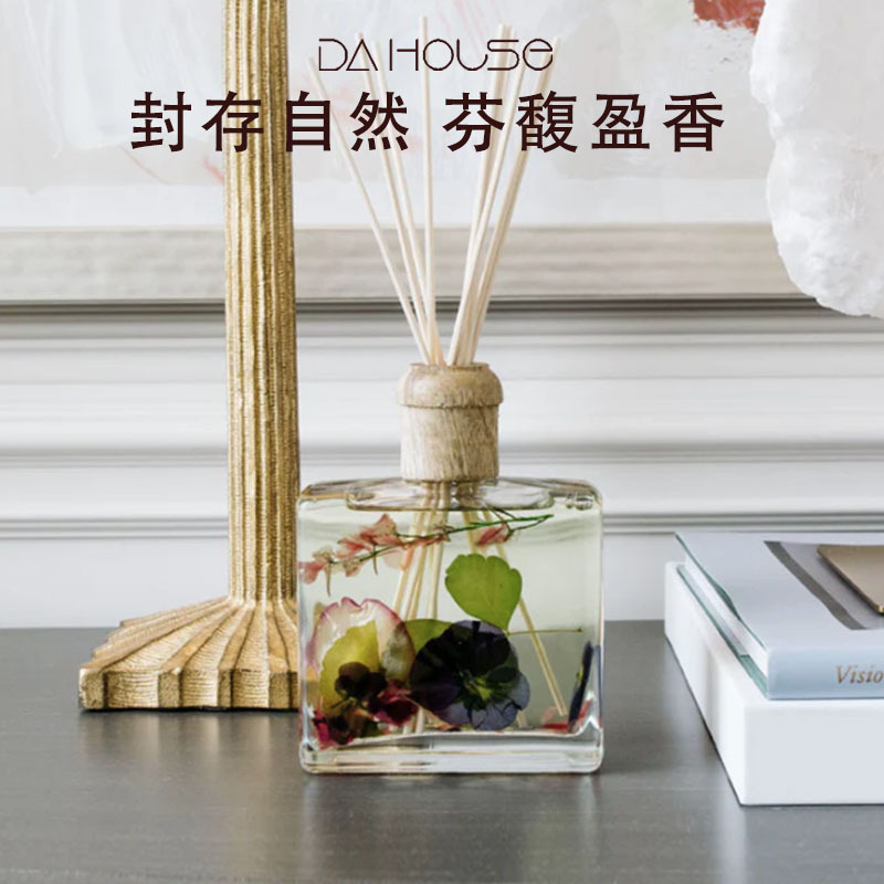 rosyrings无火香薰植物扩香蜡烛