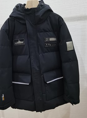 商场撤柜男士秋冬新款极寒羽绒服破冰船系列恒温蓄热白鸭绒厚外套