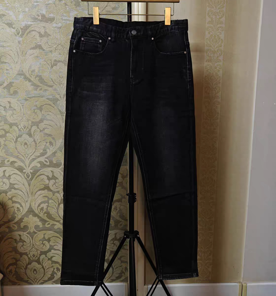 商场撤柜正品男士秋冬新款牛仔长裤快热纱科技微弹力棉潮小脚裤子