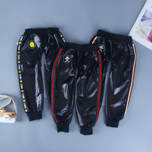 婴儿12个月冬季 防水宝宝秋冬休闲6长裤 加绒1岁 子儿童防尿湿皮裤 裤