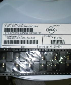 812-22-005-30-000191  MILL MAX  5针 原装正品 现货