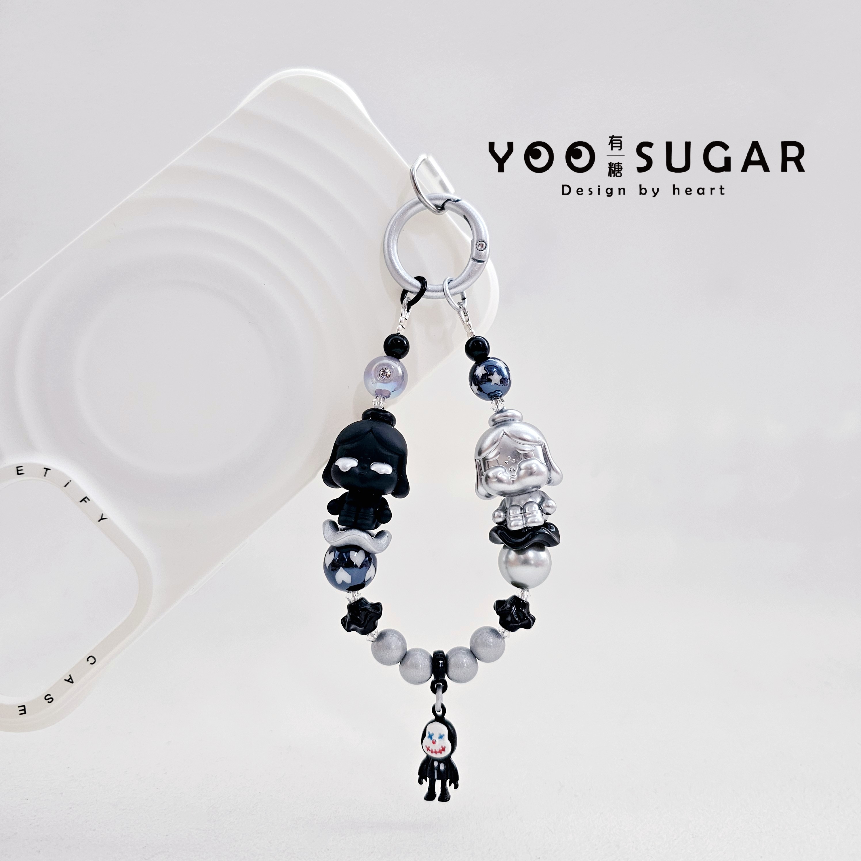 哭娃molly星星人dimoo正版萌粒手机链水杯链可爱礼物