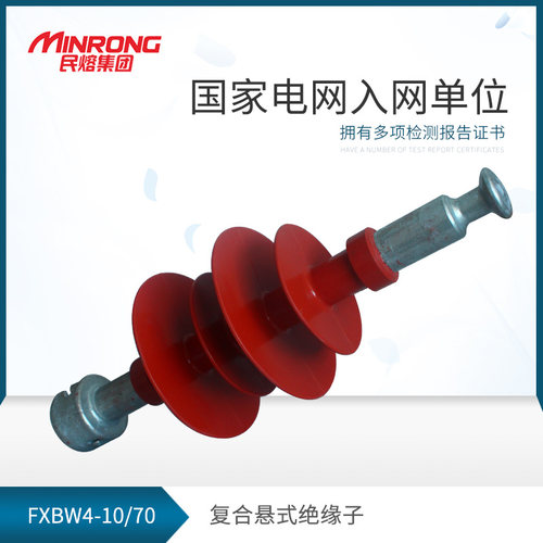 速发10KV高压复合悬式绝缘子FXBW4-10/70复合棒式绝缘子FXBW4-10/