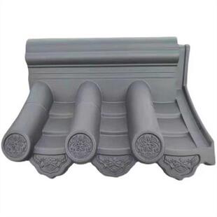 速发仿古围墙压体瓦帽双面瓦庭式中院水泥围墙帽装饰一体瓦墙头一