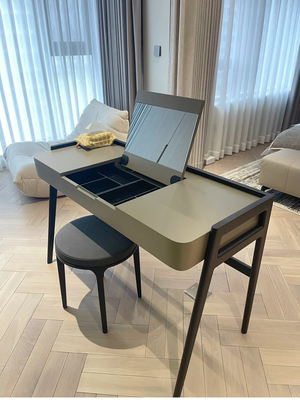 小户型实木梳妆台意式极简