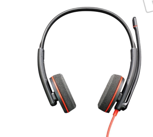 耳麦C3220 缤特力 Plantronics USB头戴式 本USB接口 C320升级版