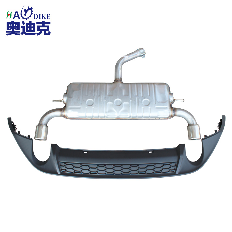 适用于 大众 高尔夫 6 7 改 GTI 后节 段 排气管 消声器 后唇