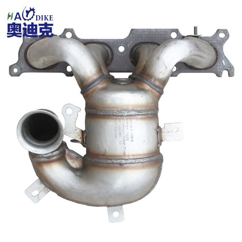 适用于 雪铁龙c5 标致508 三元催化器 中节 后节总成排气管消声器