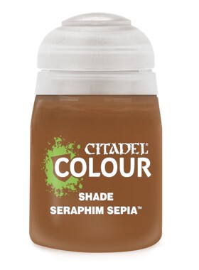 安云战锤 GW漆 洗漆SHADE Seraphim Sepia 黄棕洗