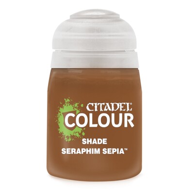 安云战锤 GW漆 洗漆SHADE Seraphim Sepia 黄棕洗