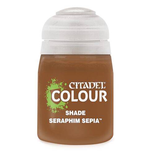 安云战锤 GW漆 洗漆SHADE Seraphim Sepia 黄棕洗