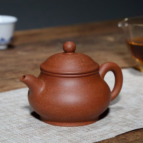 宜兴紫砂壶原矿降坡泥吴海良手工制潘壶210毫升泡茶壶功夫茶具