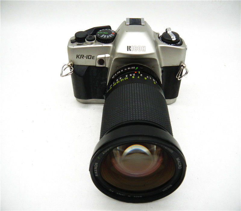 二手理光kr-10e kr-10m胶卷单反照相机复古老式胶片机成色好