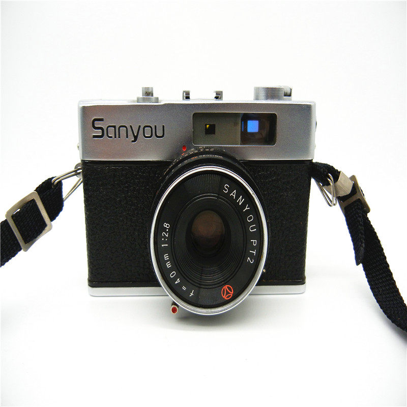 三友sanyou机械金属手动旁轴135胶卷菲林胶片照相机成色新