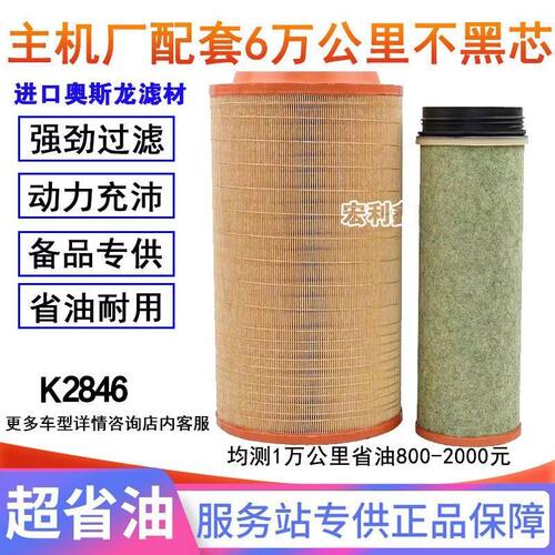 K2846空气滤芯适配新款汕