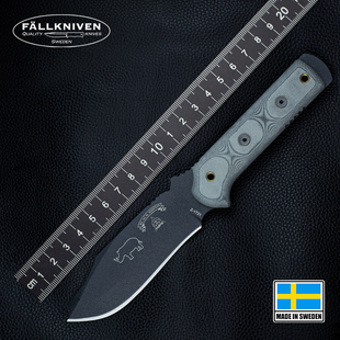 美国进口TOPS托普斯黑犀牛户外战术生存野营装备多功能防身小直刀