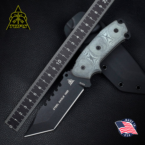 美国进口TOPS托普斯战术野营直刀