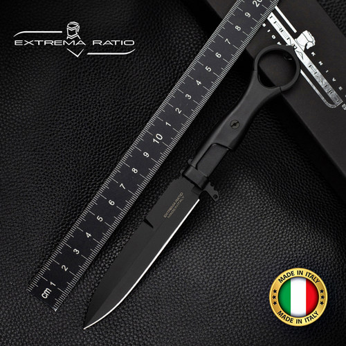 意大利进口极端武力悲悯者N690野营战术求生装备户外防身直刀锋利 - 封面