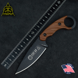 美国进口TOPS托普斯CUT40实用型战术爪刀户外多功能便携直刀随身