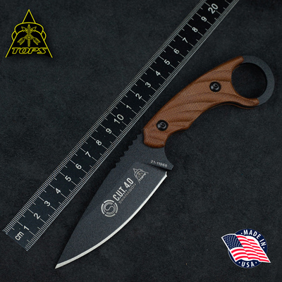 TOPS托普斯CUT40小直刀美国进口