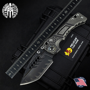 美国进口Miller Bros米勒兄弟T1刀展定制款高硬度重型战术折叠刀