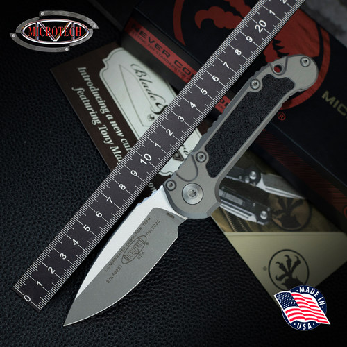 美国进口微技术战术生存折叠刀