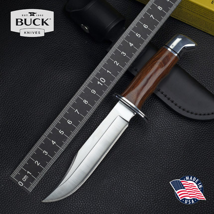 美国进口正品BUCK巴克0119CCS1-B户外不锈钢生存野营装备便携直刀