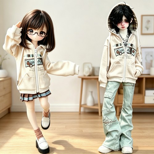 Azone6分兵人BJD熊妹体娃衣