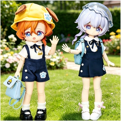 OB11/12分BJD娃衣幼稚园套装