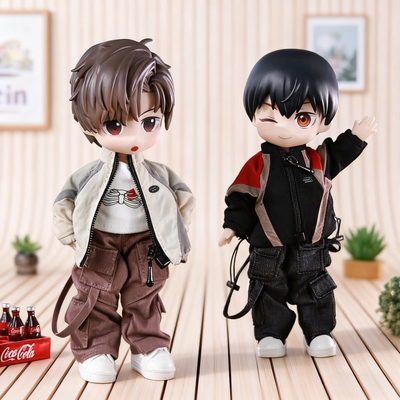 ob11娃衣夏季新款冲锋衣外套