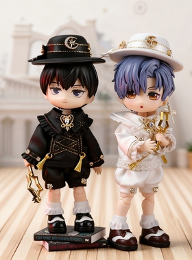 ob11娃衣 魔法套装欧式小礼服p9 p10 小铃铛阿巳素体 12分娃衣bjd