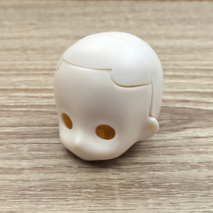 gsc头壳 可拆分头壳ob11娃假发后脑壳ob22 gsc粘土人脸光头壳配件