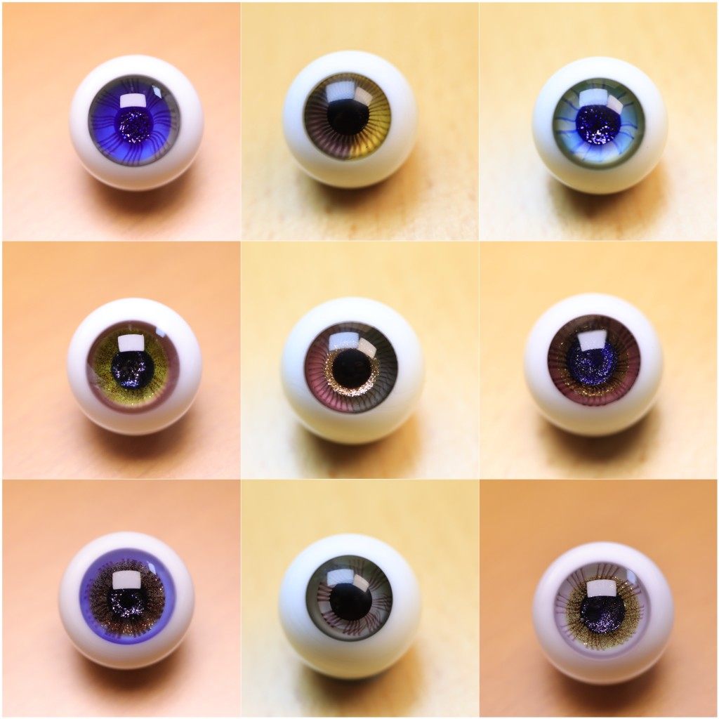 ob11娃娃玻璃眼珠bjd10mm8mmdiy