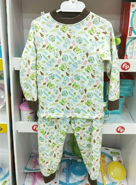 心适贝贝儿童内衣套装海狸绒内衣大中小童内衣秋冬款套装31143