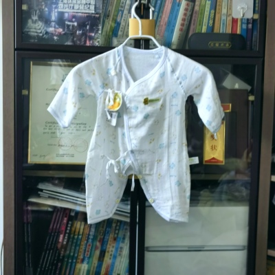 清仓婴儿新生纯棉沙布夏款连体衣新生儿衣服初生宝宝和尚哈衣爬服