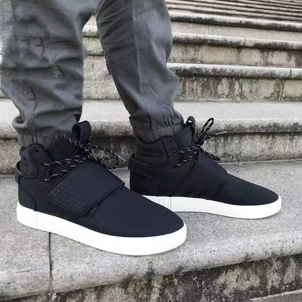 adidas三叶草男鞋Tubular Invader 防滑耐磨小椰子鞋休闲鞋CQ0952