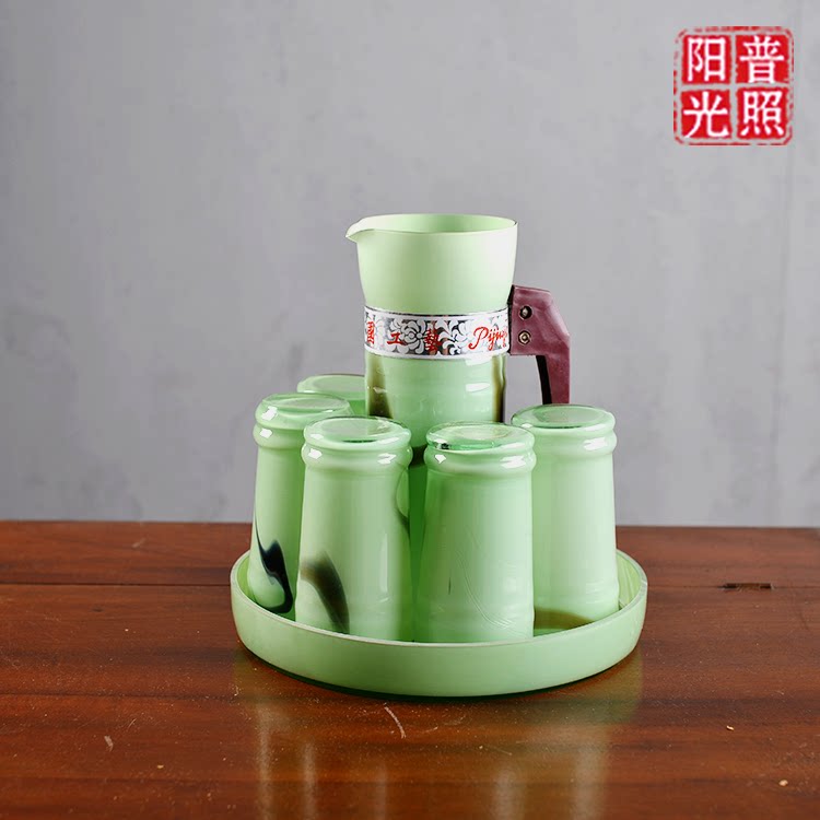 80 90年代 影视道具装饰摆设怀旧收藏绝版玻璃凉水杯啤酒具